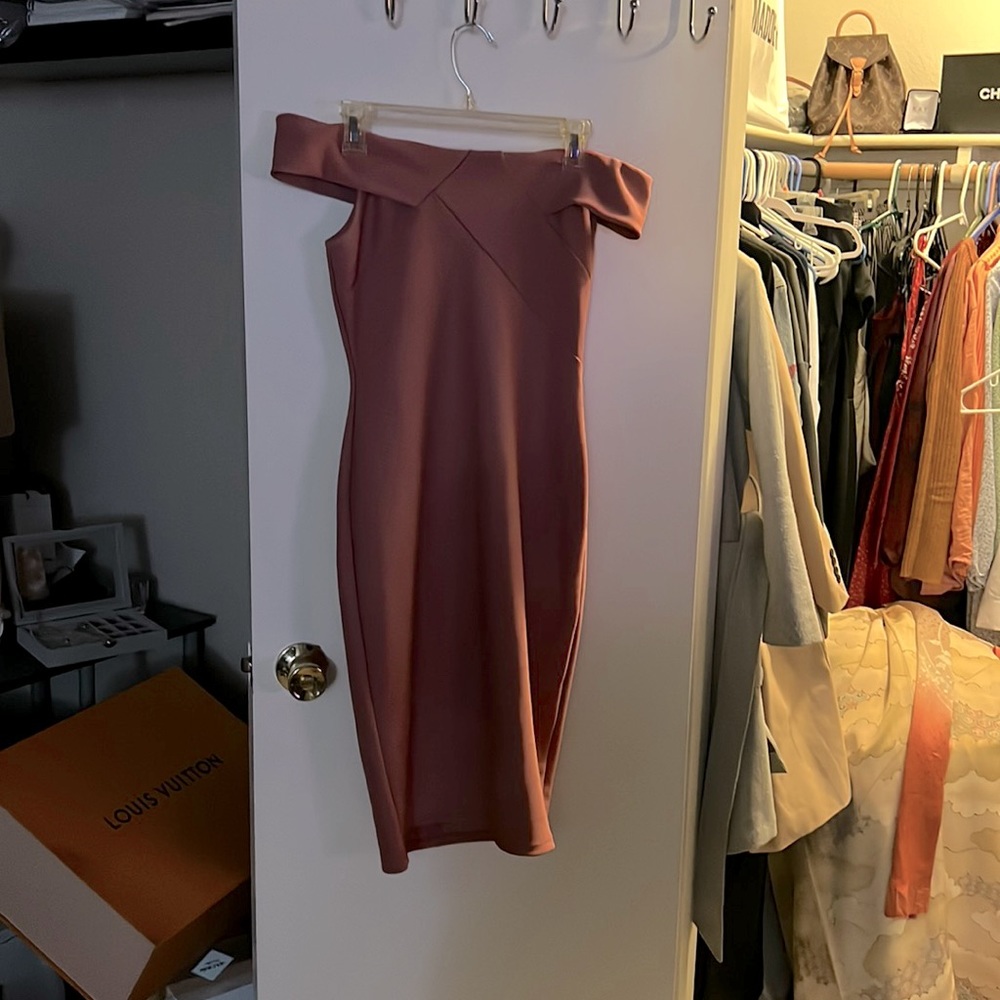Formal blush pink ElleCLO dress